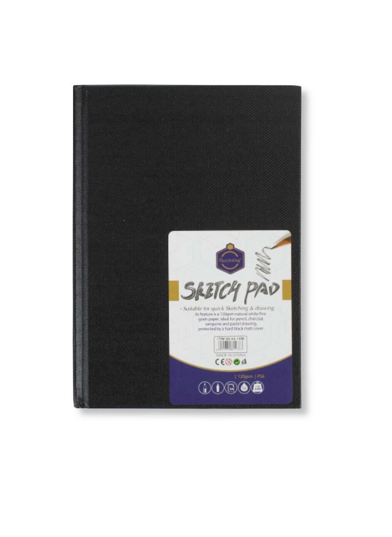 Keep Smiling Keep Smiling Hardcover Sketchbook Hard Cover A5 120 gsm - 56 Sheets -No:A5-120s  - Image 1