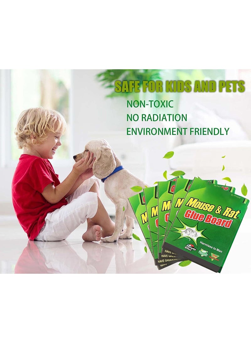 BEYTOR 10-Piece Mouse & Rat Glue Traps - Super Sticky Adhesive Boards for Indoor/Outdoor Pest Control - Professional Strength Traps for Rats, Mice, Cockroaches, Spiders & Insects (Non-Toxic) - Image 4