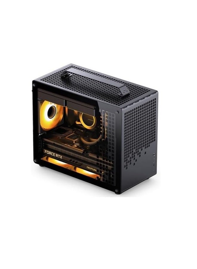 حاسوب ألعاب محمول صغير بميزانية سوداء: Ryzen 7 | GTX 1080 8GB رسومات | 16GB RAM | 1TB SSD NMVE/SATA | Windows 11 | جاهز للإنترنت WIFI 6 - Image 1