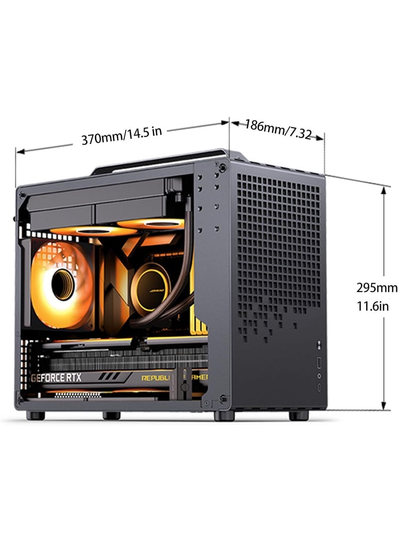 حاسوب ألعاب محمول صغير بميزانية سوداء: Ryzen 7 | GTX 1080 8GB رسومات | 16GB RAM | 1TB SSD NMVE/SATA | Windows 11 | جاهز للإنترنت WIFI 6 - Image 3