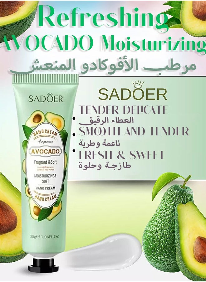 SADOER - 5 Pack Hand Cream Gifts Set For Women,Hand Lotion Travel Size in Bulk For Dry Cracked Hands,Mini Hand Lotion For Festival Gift,Natural Plant Fragrance Mini Hand Lotion Moisturizing Hand Care Cream - Image 1
