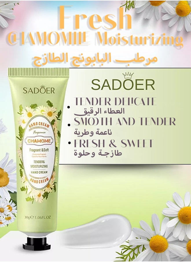 SADOER - 5 Pack Hand Cream Gifts Set For Women,Hand Lotion Travel Size in Bulk For Dry Cracked Hands,Mini Hand Lotion For Festival Gift,Natural Plant Fragrance Mini Hand Lotion Moisturizing Hand Care Cream - Image 1