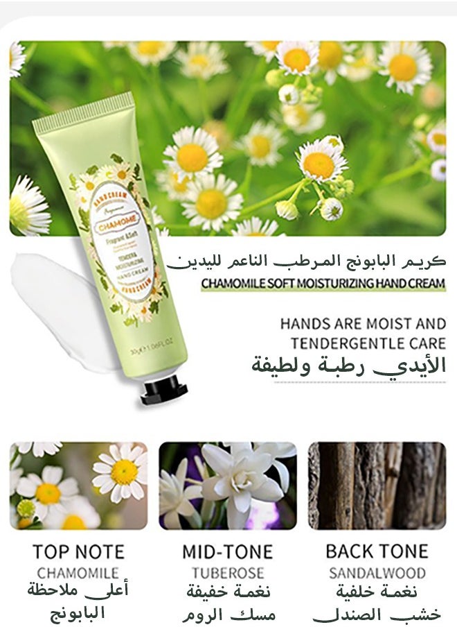 SADOER - 5 Pack Hand Cream Gifts Set For Women,Hand Lotion Travel Size in Bulk For Dry Cracked Hands,Mini Hand Lotion For Festival Gift,Natural Plant Fragrance Mini Hand Lotion Moisturizing Hand Care Cream - Image 1