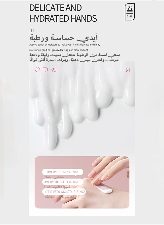 SADOER - 5 Pack Hand Cream Gifts Set For Women,Hand Lotion Travel Size in Bulk For Dry Cracked Hands,Mini Hand Lotion For Festival Gift,Natural Plant Fragrance Mini Hand Lotion Moisturizing Hand Care Cream - Image 1