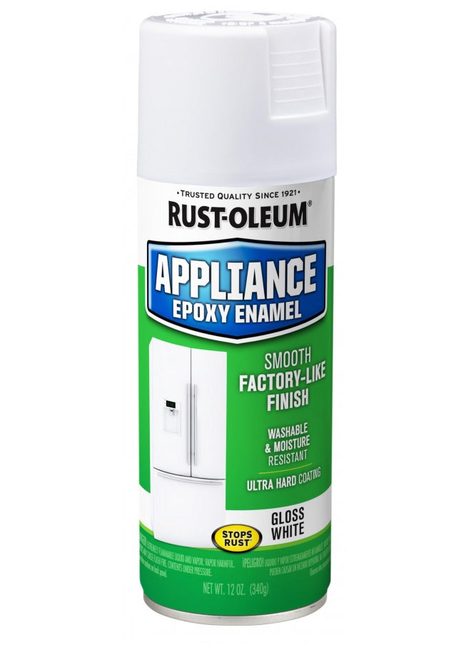 RUST-OLEUM Rust-Oleum 7881830 Specialty Appliance Epoxy Spray Paint, 12 oz, White  - Image 2
