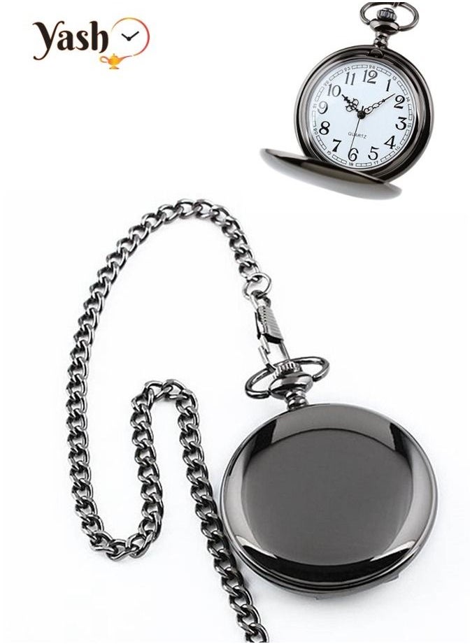 YASH - Yash Retro Style I Love You Wife Quartz Pocket Watch - Image 1