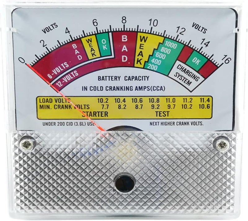 12V Car Battery Tester Capacity Checker Power Meter for 6V 16V Batteries - Image 2