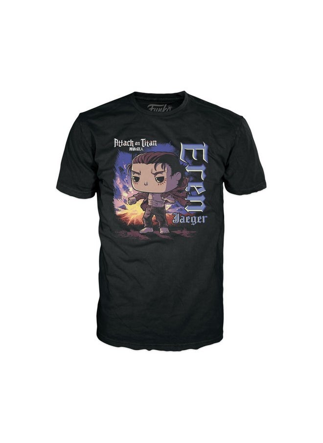 Funko - Pop & Tee Attack On Titan Eren With Marks 2Xl - Image 1