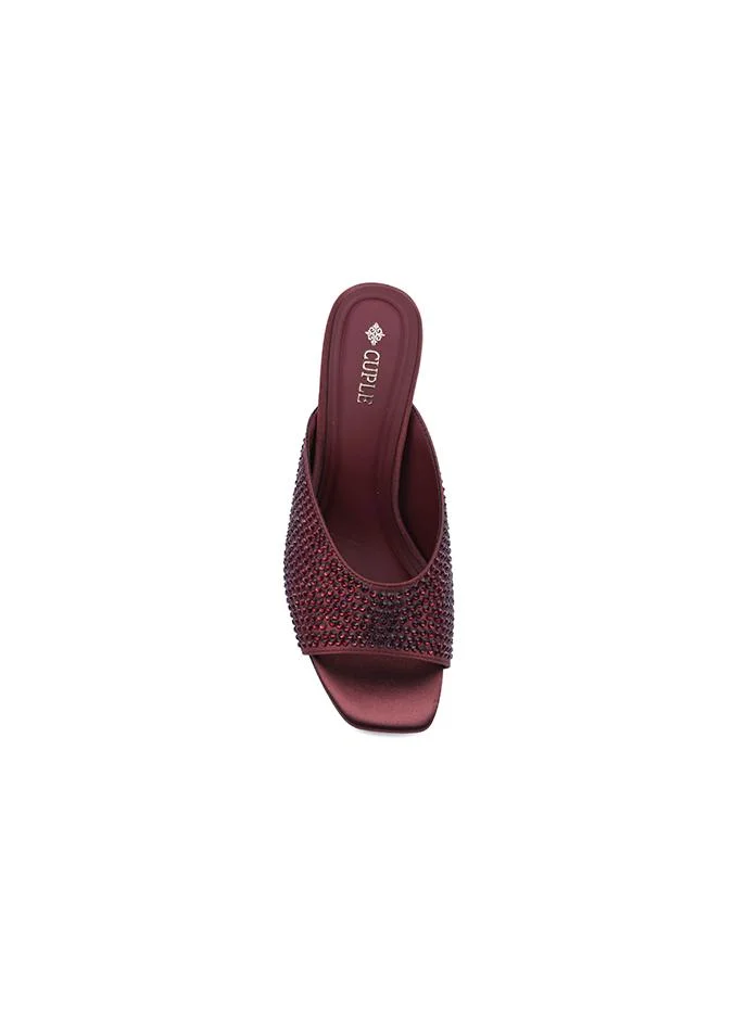 Cuple Coffee Heel Slipper – Timeless Chic for Women | Best Price UAE