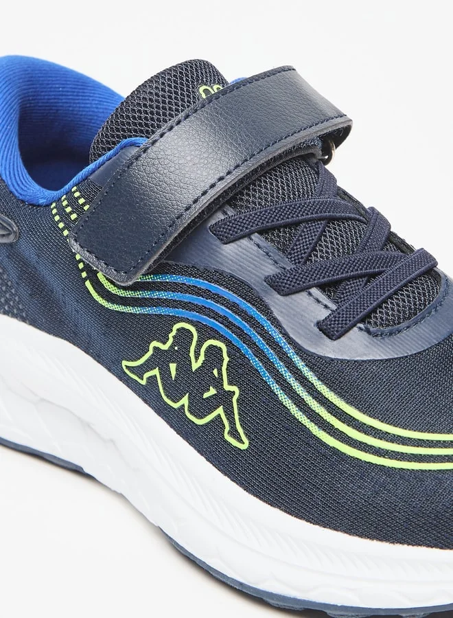 Kappa Boys' Logo Detail Sports Shoes with Hook and Loop Closure