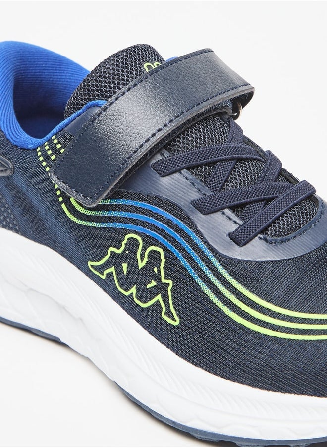Kappa - Boys' Logo Detail Sports Shoes with Hook and Loop Closure - Image 1