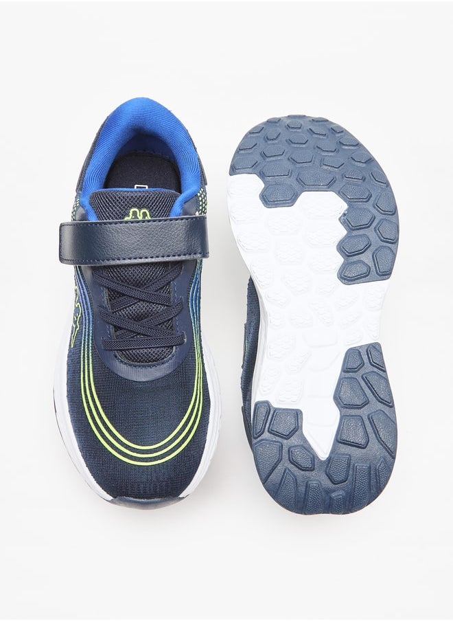 Kappa - Boys' Logo Detail Sports Shoes with Hook and Loop Closure - Image 1