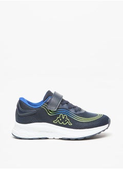 Boys' Logo Detail Sports Shoes with Hook and Loop Closure