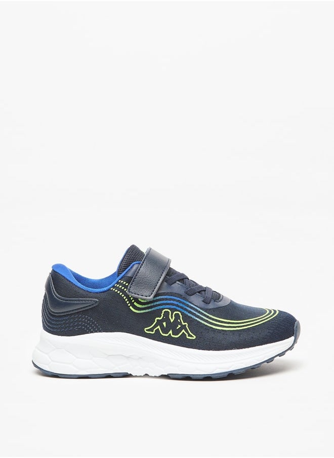 Kappa - Boys' Logo Detail Sports Shoes with Hook and Loop Closure - Image 1