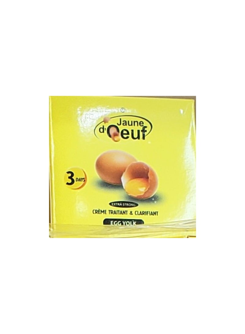 EGG YOLK TREATMENT & CLARIFYING FACE LIGHTENING CREAM - Pack of 1