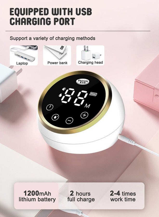 ما بيبي مضخة ثدي كهربائية 3 في 1 مع 27 إعدادًا قابلًا للتعديل، شاشة لمس LCD، قابلة لإعادة الشحن، فائقة الهدوء (<60 ديسيبل)، شفط 300 مم زئبق، مضخة ثدي محمولة للأمهات المرضعات - Image 3