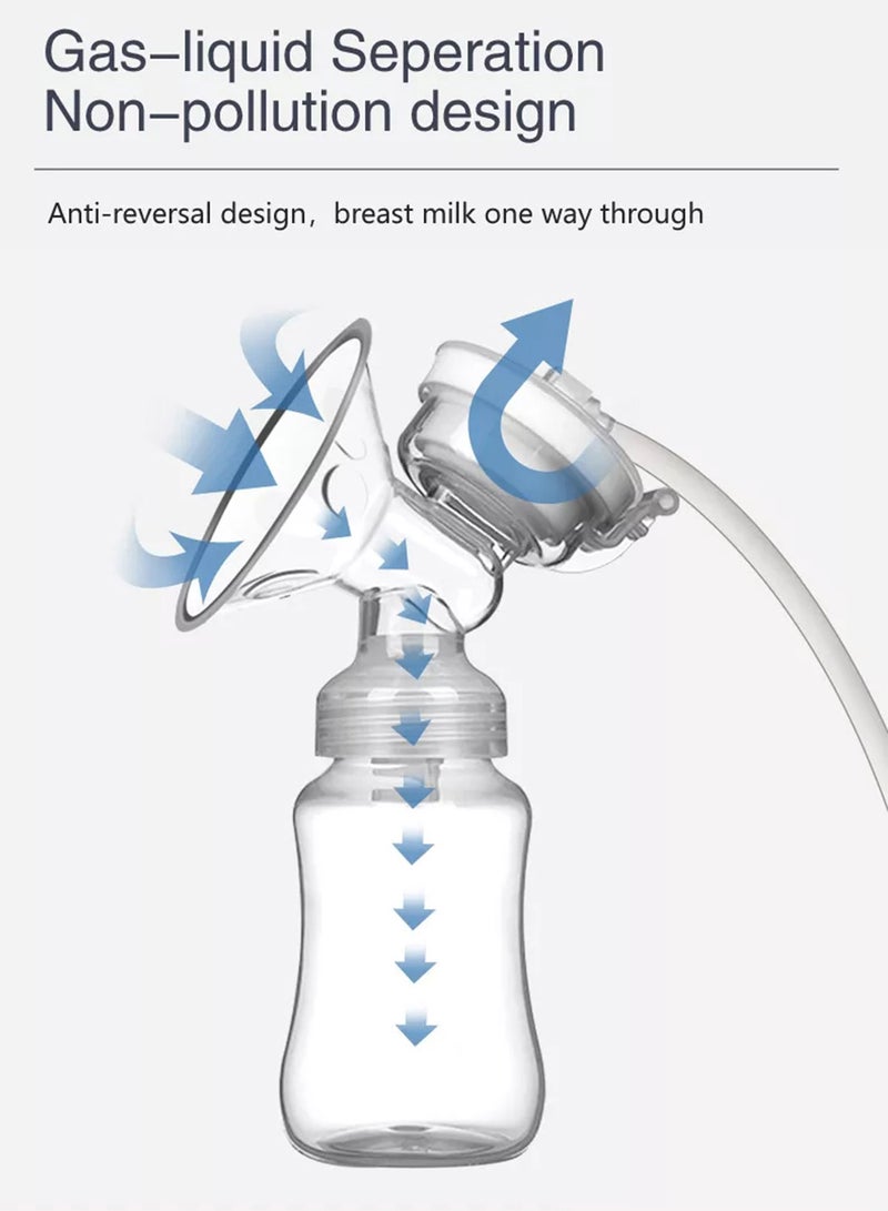 ما بيبي مضخة ثدي كهربائية 3 في 1 مع 27 إعدادًا قابلًا للتعديل، شاشة لمس LCD، قابلة لإعادة الشحن، فائقة الهدوء (<60 ديسيبل)، شفط 300 مم زئبق، مضخة ثدي محمولة للأمهات المرضعات - Image 5