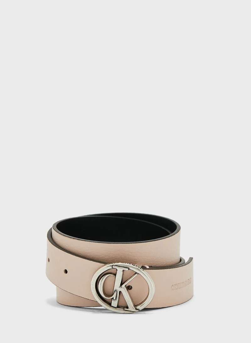 Calvin Klein Jeans Logo Buckle Belt