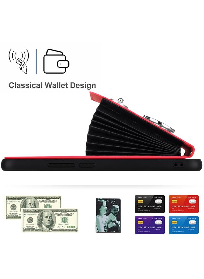 S-TOP Case For OPPO Reno10/Reno10 Pro 5G Global Organ Card Bag Ring Holder Phone Case with Long Lanyard - Image 3