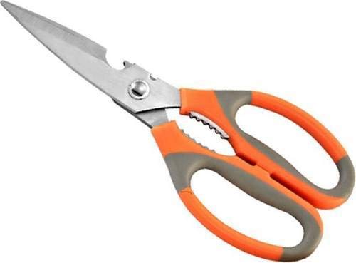 GRETHE Set of 3 Bone separpoultry Fish Meat Crab Vegetable Steel Kitchen Shears Curved Heavy Duty Kitchen Scissors - Image 1