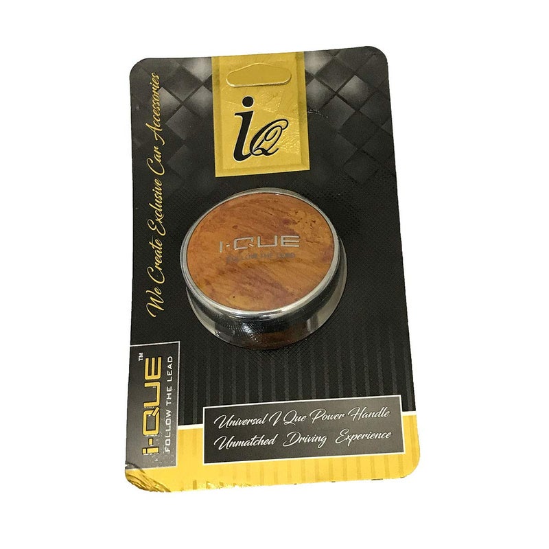 Oshotto I-QUE Power Handle (SK-015) Car Steering Spinner Wheel Knob Compatible with Nissan Terrano (Brown) - Image 4