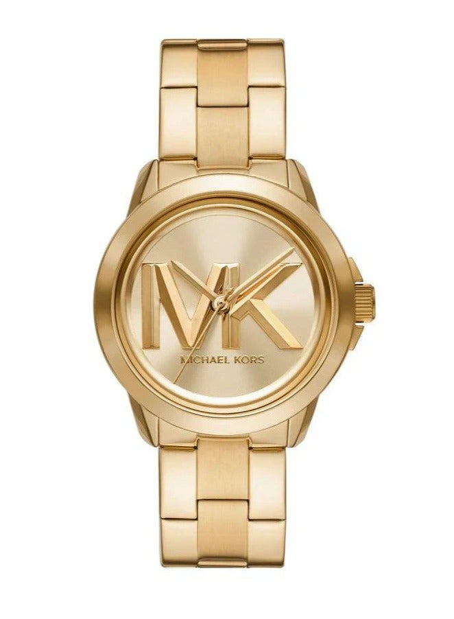 ام كي أحزمة MK7317 ساعة براين ستراب ذهبية اللون - Image 1