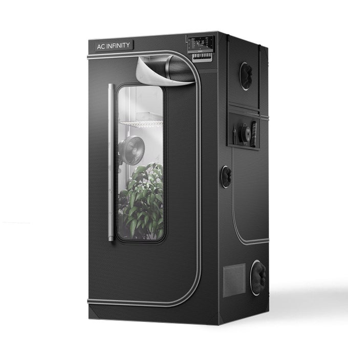 CLOUDLAB 733 ADVANCE GROW TENT 3X3 THICKEST 1 POLES 2000D MYLAR CANVAS LABTESTED HIGHEST REFLECTIVITY LARGEST ZIPPER WINDOW CONTROLLER MOUNT PLATE 36 X 36 X 72 INDOOR GROWING
