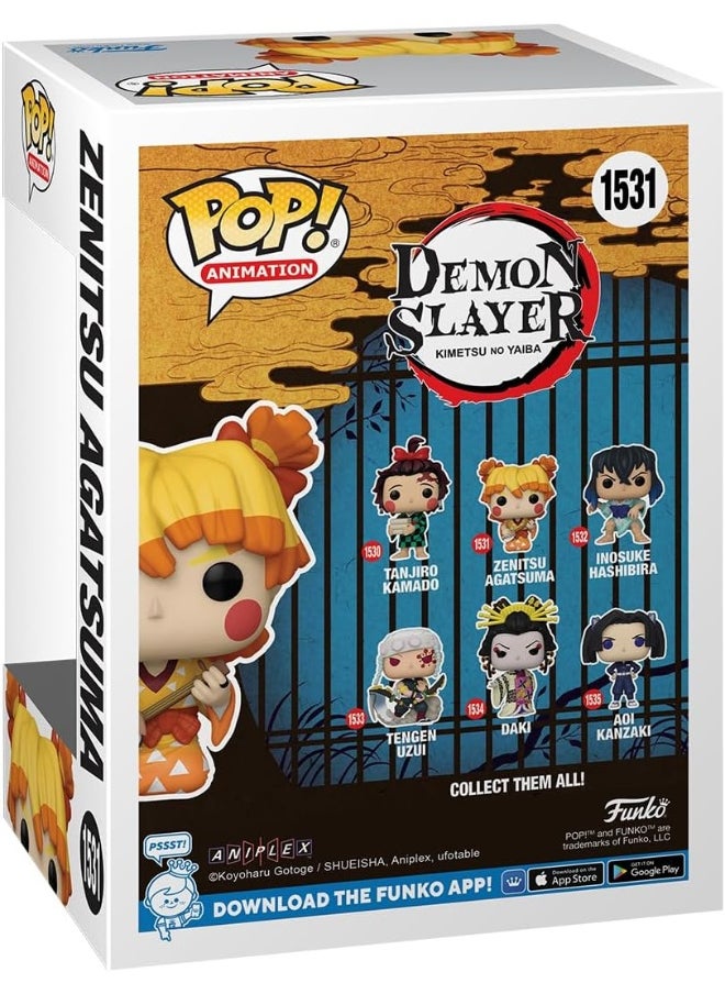 Funko Funko Pop! Animation: Demon Slayer - Zenitsu Agatsuma - (Kimono) - Collectable Vinyl Figure  - Image 3