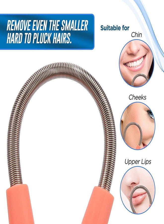 YTM 5 Pcs Facial Hair Remover Spring Stick For Women Remove Unwanted Hair on Upper Lip, Chin, Face, or Neck - Image 5