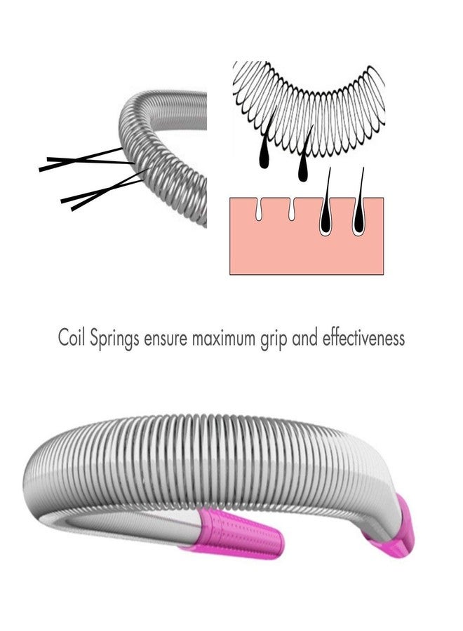 YTM 5 Pcs Facial Hair Remover Spring Stick For Women Remove Unwanted Hair on Upper Lip, Chin, Face, or Neck - Image 3