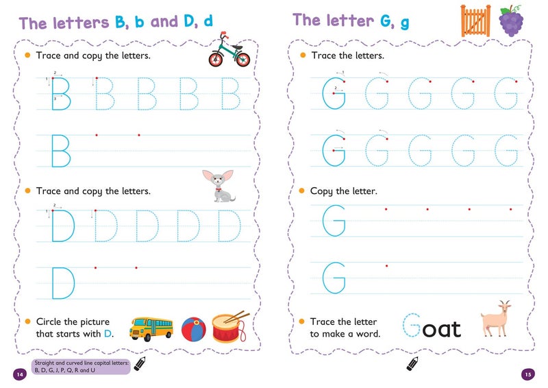 Upper Case Letters Age 3-5 Wipe Clean Activity Book: Ideal for Home Learning - Image 3