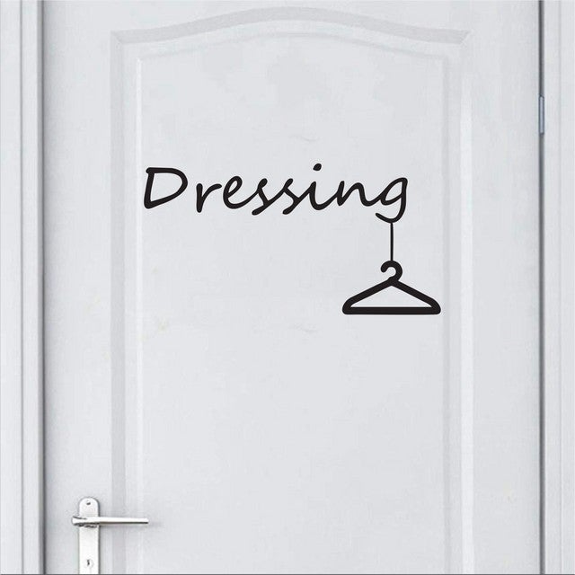 Reysa Tasarım Reysa Design Dressing Door Sticker Black 20X15 cm  - Image 1