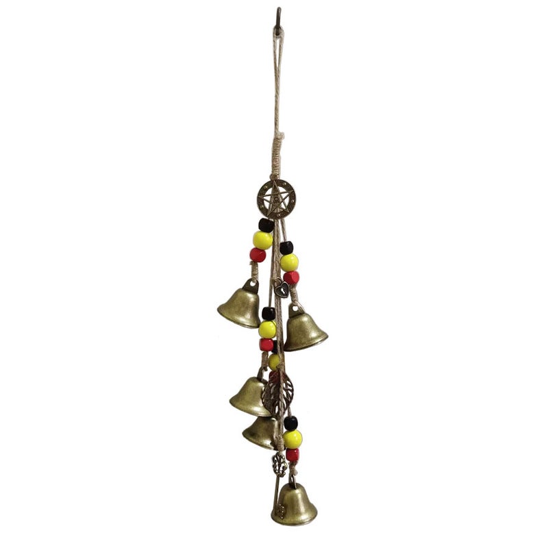 Bell Protective Door Handle Pendant Rattan Wind Chimes Blessing Crystal Wind Chimes Home Room Decoration - Image 3