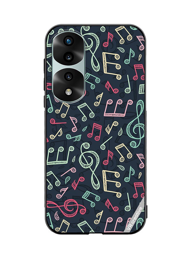 VR CREATIVE Protective Case Cover For Honor 70 Pro Music Pattern Design Multicolour - Image 1
