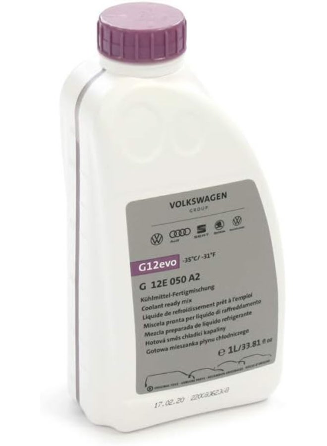 Volkswagen (VW) Coolant G12evo Ready Mix Coolant Ready Mix - 1 Litre bottle