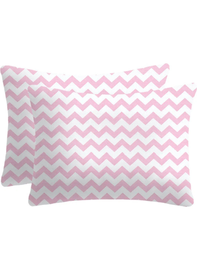 Lief Home 100% Cotton Zippered Pillow Case | 50X70 (2 Pieces)