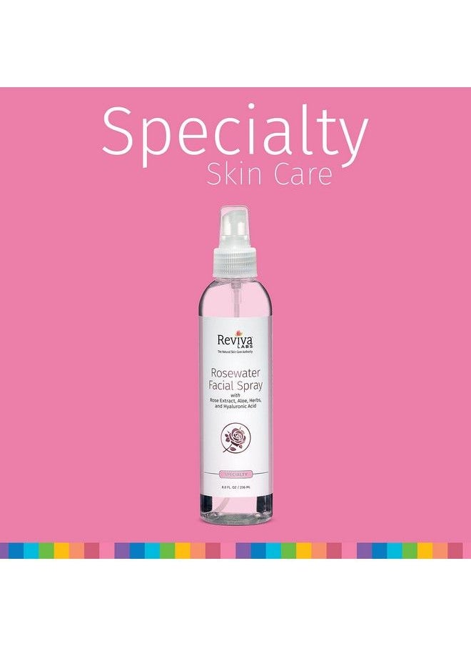 Reviva Labs Facial Spray Rosewater For Normal To Dry Skin 8Ounces (Pack Of 3)  - Image 3