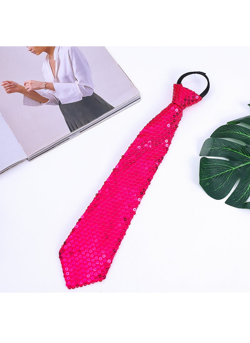 Generic - Sequin Adjustable Zipper Tie for Parties Green - Image 1