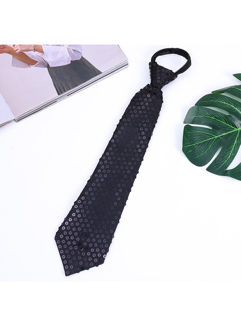 Generic - Sequin Adjustable Zipper Tie for Parties Green - Image 1