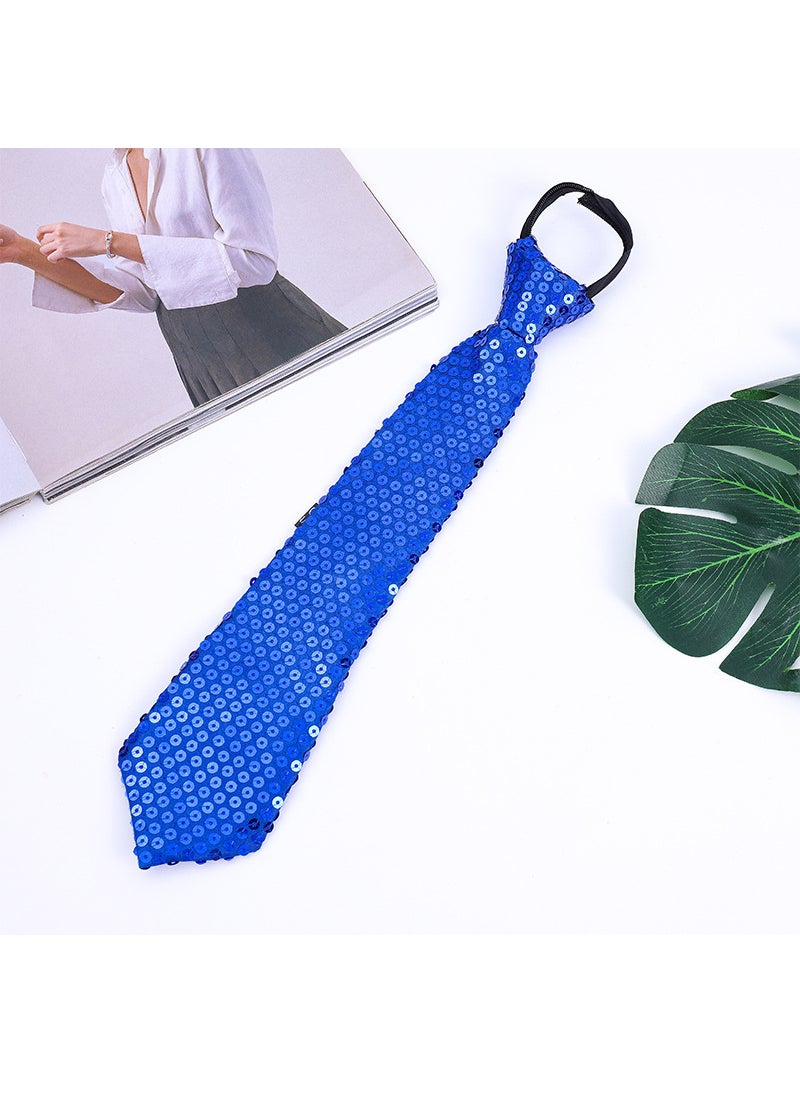 Generic - Sequin Adjustable Zipper Tie for Parties Green - Image 1