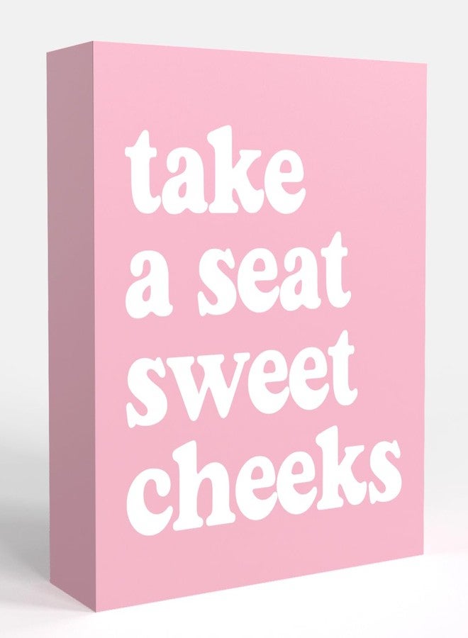 Krollma Pink Bathroom Decor, Pink Dorm Decoration, Funny Bathroom Decor for College Girls Women, Coquette Room Decoration, Clean Girl Decorations Teen Girl Dorm Decorations - Image 1