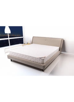 Almutlaq Furniture Ortho B - High Density Foam With Bonnell Springs Mattress Providing Exceptional Support And Comfort Enhancing The Mattress Durability For Distributing Body Weight - King Size 200x180x23 CM - Colour White Grey  - Image 1