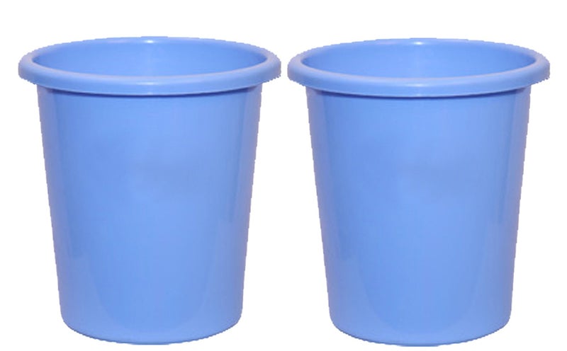 Kuber Industries Kuber Industries Code11 Plastic Portable Waste Bin Set, Set of 2, Multicolor, Standard (DUSTIN10)  - Image 1