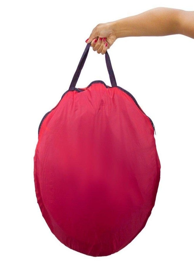 بوكو ديفو خيمة لعب خارجية للبنات من POCO DIVO بتصميم قلعة الأميرة، لون وردي، بيت لعب داخلي - Image 5