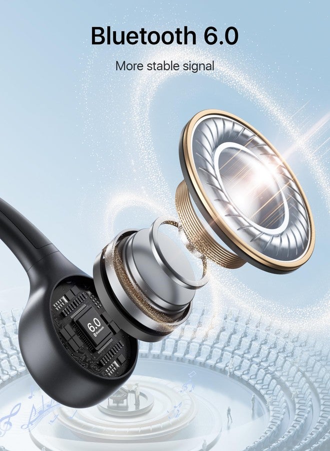 Wigfar Bone Conduction Headphones, Open Ear Headphones Bluetooth 6.0 with Mic, 10H Playtime,Waterproof Sports Headphone Suitable for Running,Cycling, Outdoor Sports - Image 5