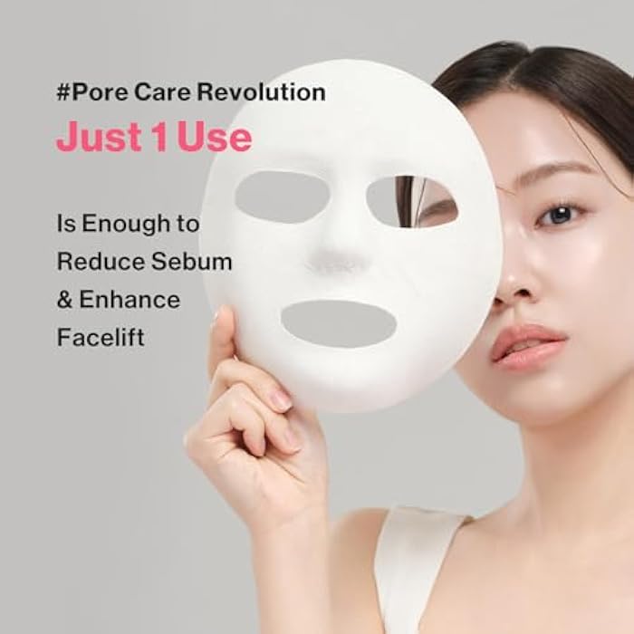 ID PLACOSMETICS قناع الوجه ID PLACOSMETICS FIT PLASTER EX (4 أوراق) - مجموعة أقنعة ورقية من طين الكاولين للتحكم في المسام والزيوت، قناع كوري من قطعتين لتنعيم الملمس وإنهاء غير لامع - Image 4