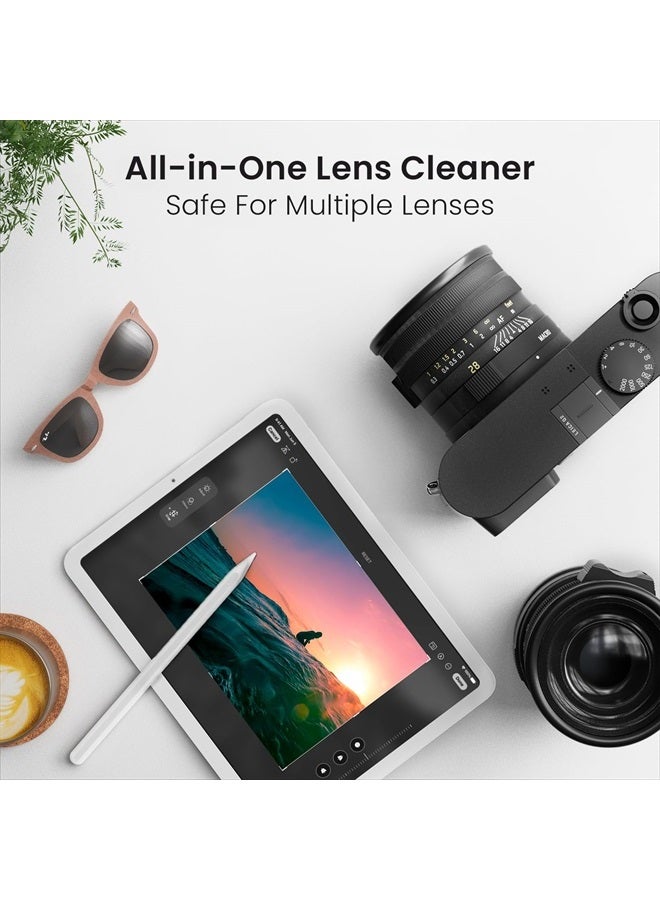 EVEO Eyeglass Cleaner Spray - No Streaks Technology with Microfiber Cleaning Cloth- Glasses Cleaning Kit - Glasses Cleaner Spray with Lens Cleaner Cloth - Screen & Eye Glasses Kit - 8oz (4ozx2) - Image 5