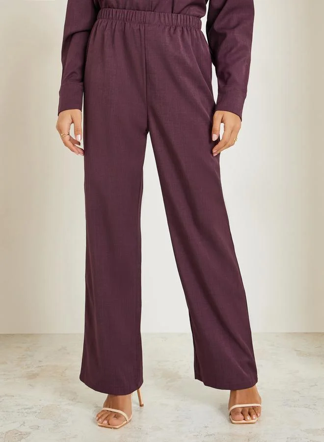 ستايلي بنطال بأرجل واسعة