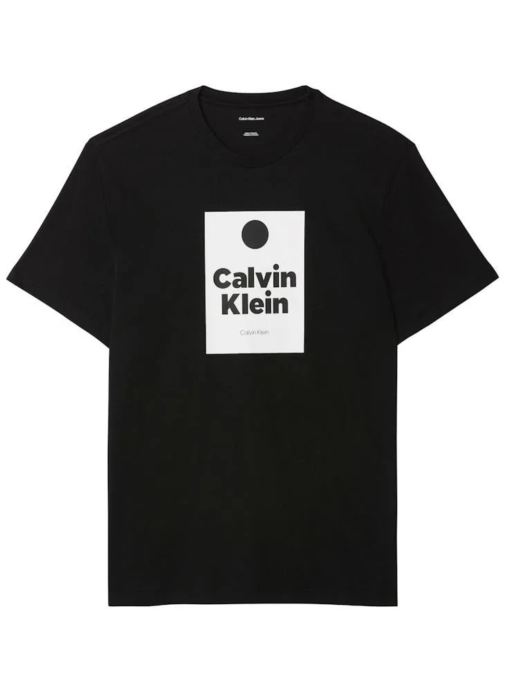 Calvin Klein Jeans  Graphic Crew Neck T-shirt for Men | Best Price UAE
