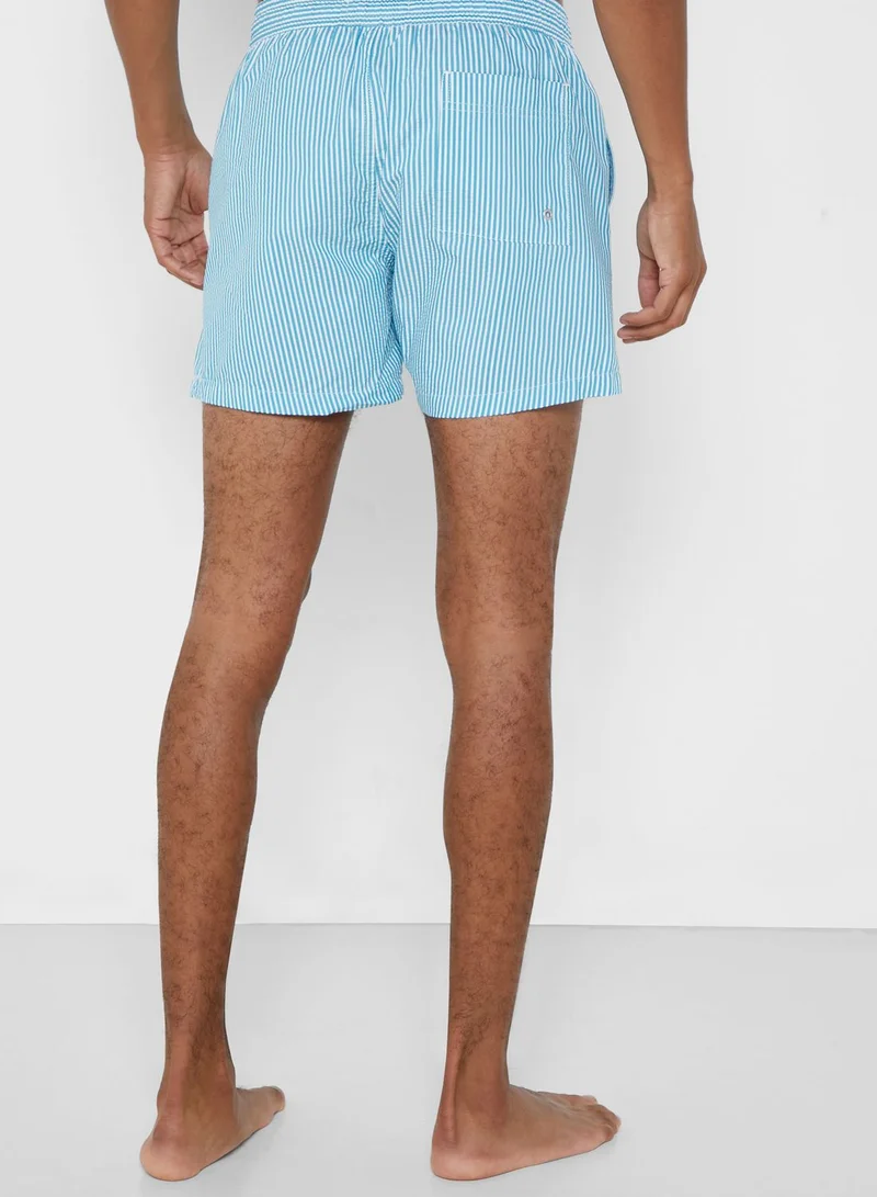Mango Man Striped Swim Shorts
